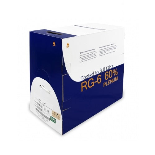 RG6/U 60% Dual Shield Plenum (CMP) Coax Cable RG6/U 60% Dual Shield Plenum (CMP) Coax Cable